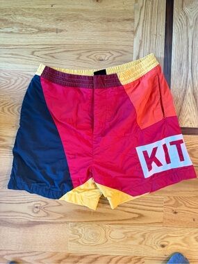 Kith Colorblock Bathing Suit in Yellow, Red - Small